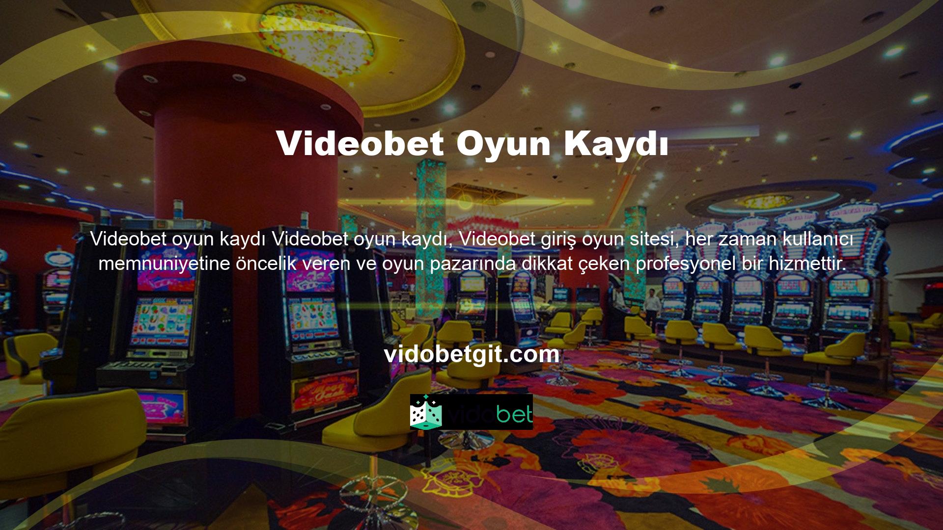 Videobet katılmak bir esinti! Oyunlarına kolayca kaydolabilir ve kısa sürede üye olabilirsiniz